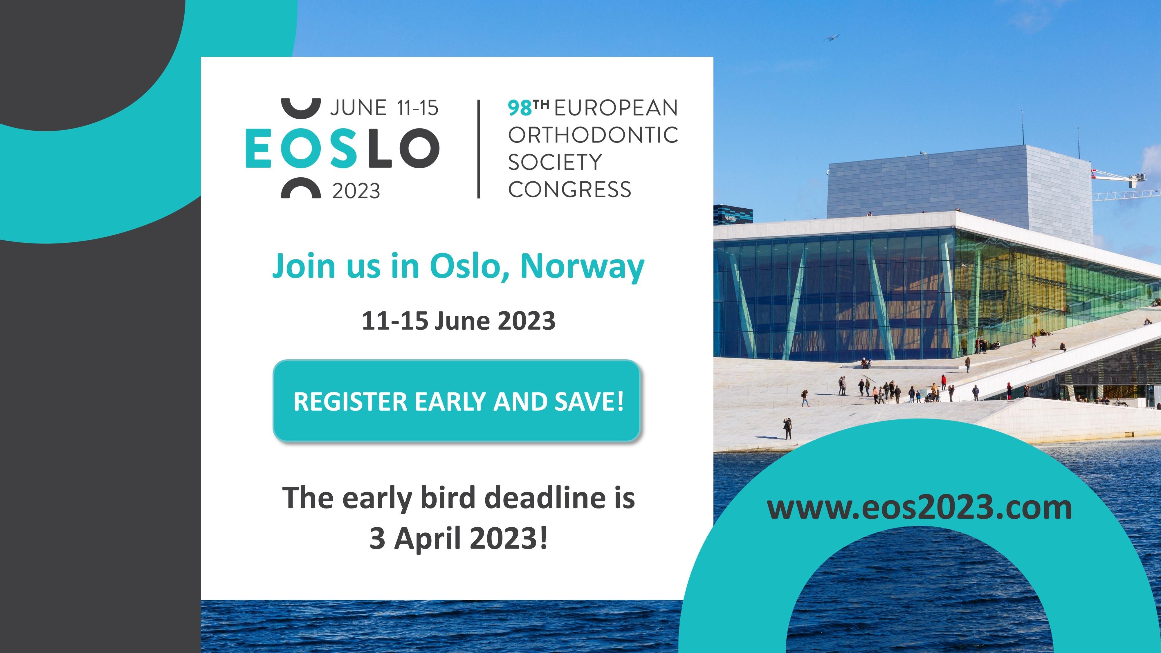 Banner EOS congress 2023 i Oslo